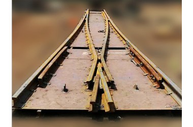 煤矿上使用的道岔型号是如何定义的？